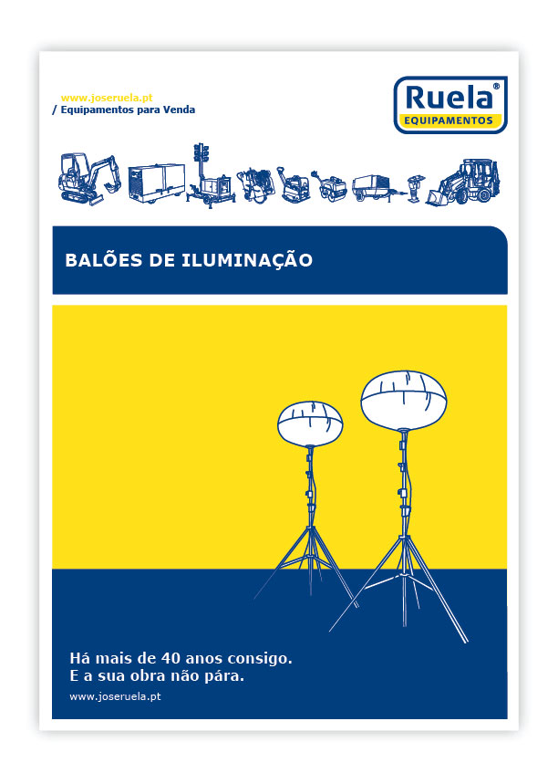 Venda de balões de iluminação – Ruela Equipamentos