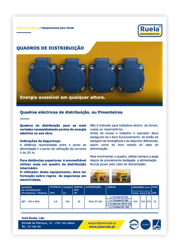Venda de Pimenteiros – Ruela Equipamentos