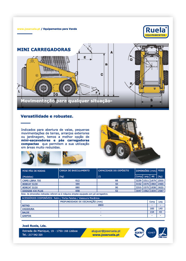 Venda de Mini Carregadoras – Ruela Equipamentos