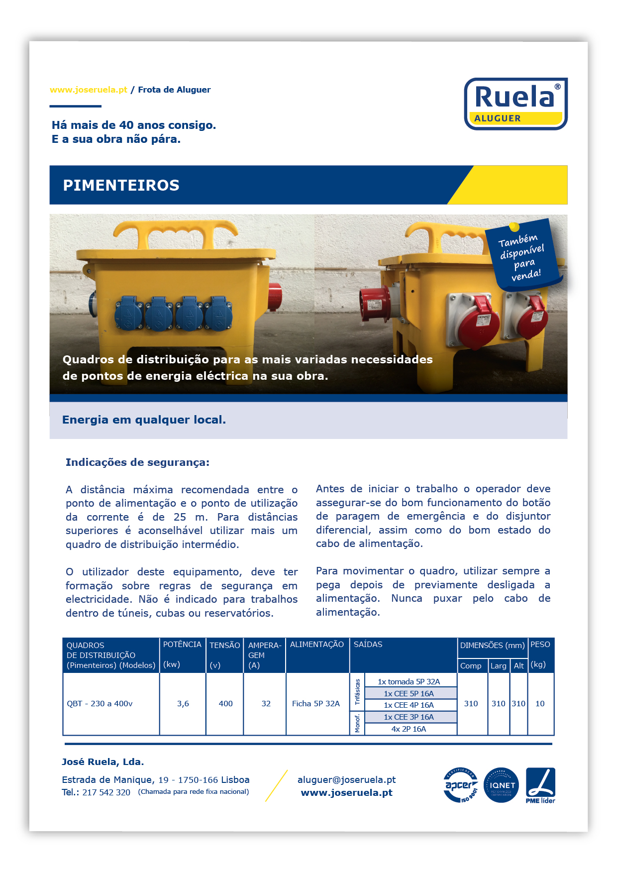 Aluguer de Pimenteiros – Ruela Aluguer