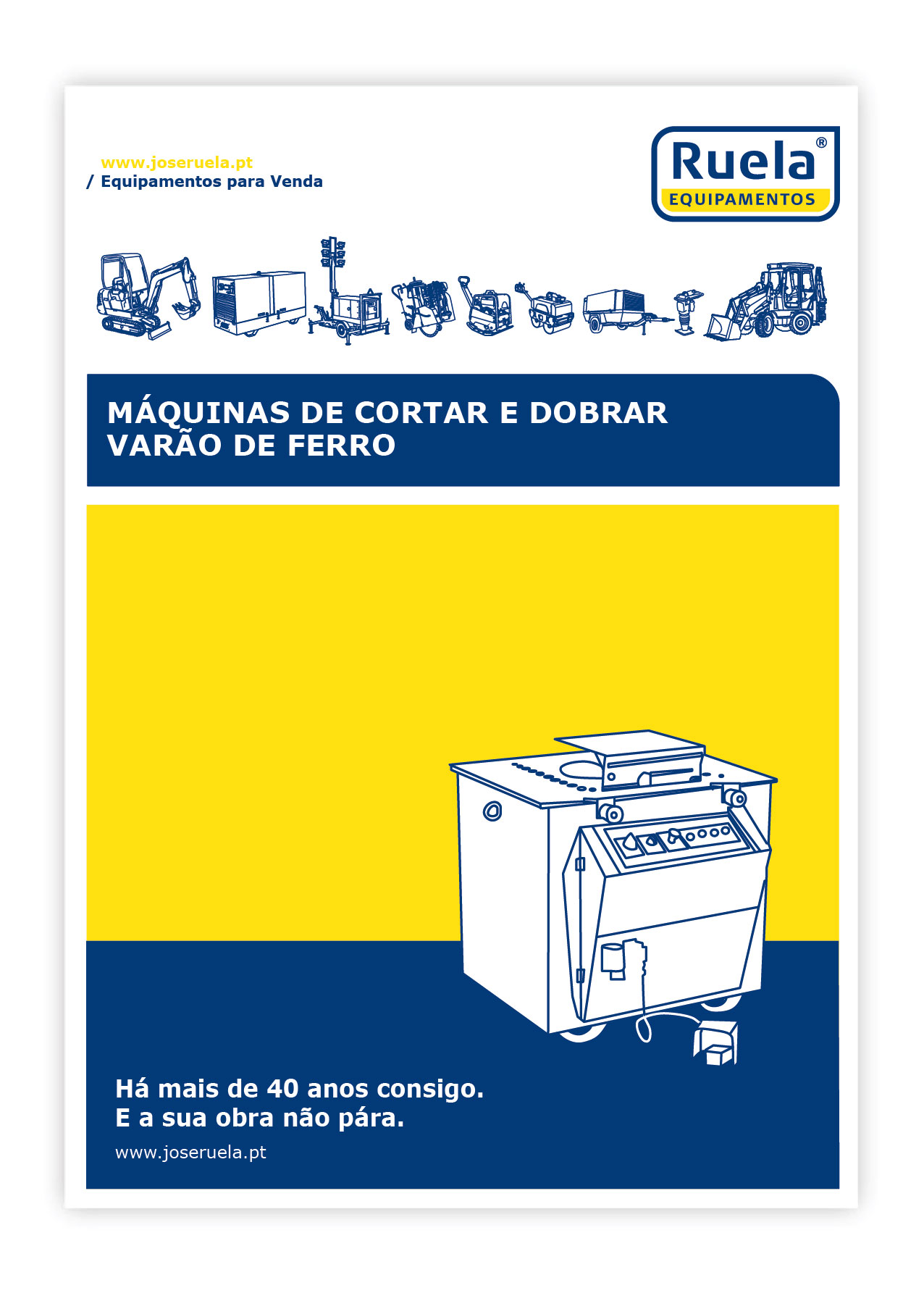 Venda de Máquinas de Cortar e Dobrar Varão de Ferro – Ruela Equipamentos