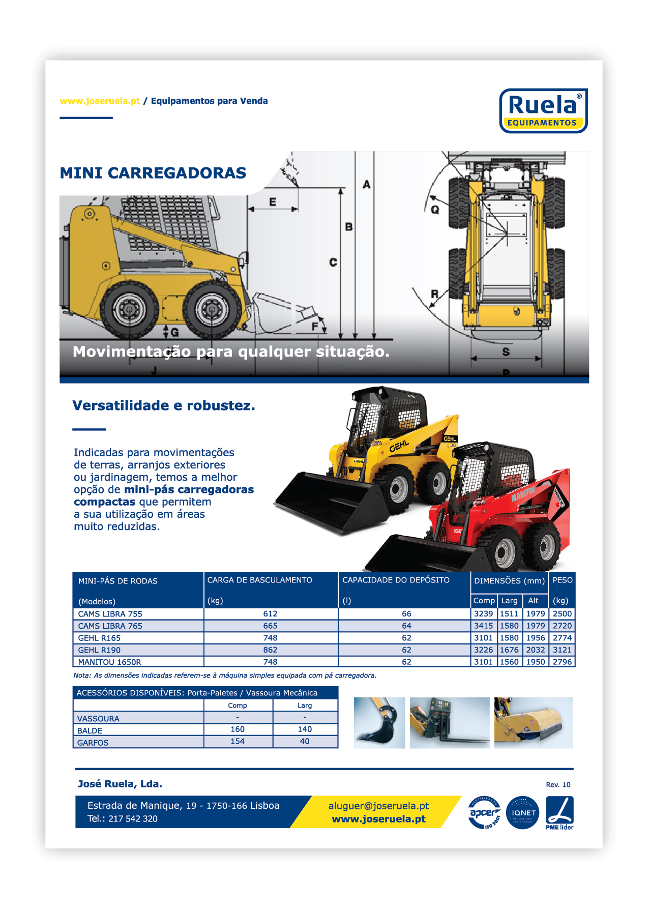 Venda de Mini Carregadoras – Ruela Equipamentos